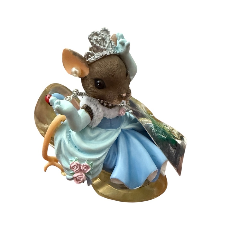 RARE Charming Tails Disney Princess Cinderella 2008 Mouse Figurine NWT